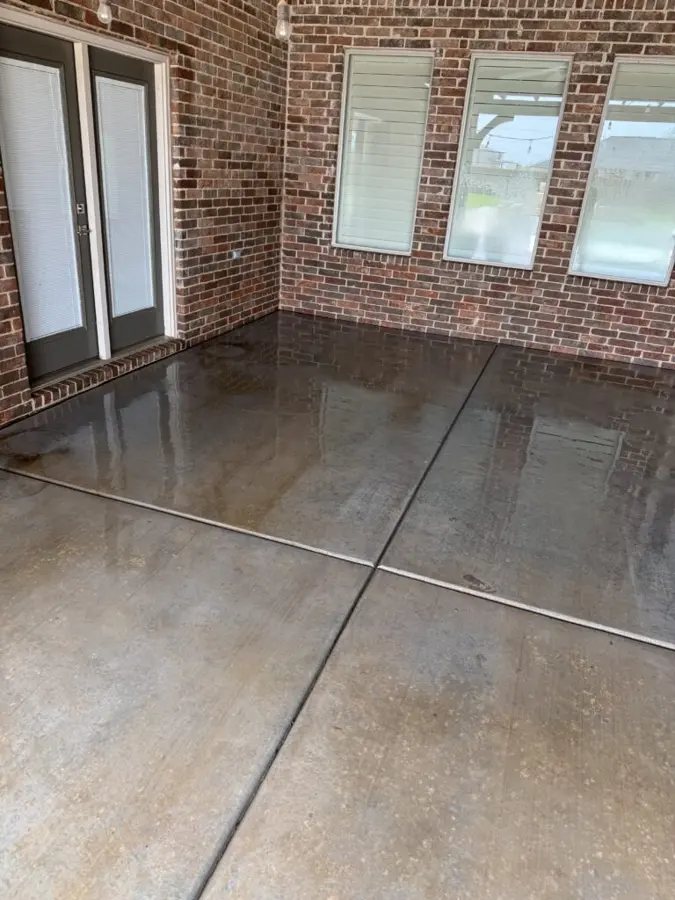 After: clean patio